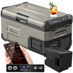 Lada frigorifica auto profesionala USB bluetooth 5.0 Yolco FCX18 CREAM 18L 12V 24V 100-230V