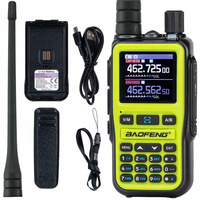 Stație walkie-talkie VHF UHF LOT BAND Baofeng UV-5R EU MINI GREEN