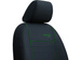 Huse pentru scaune auto Pok-Ter Trend Line din material culoare verde