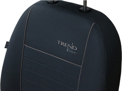 Huse pentru scaune auto Pok-Ter Trend Line din material culoare gri