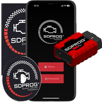 Interfata Diagnoza Auto Multimarca SDProg OBD PRO Negru Programul şi SDProg in limba romana