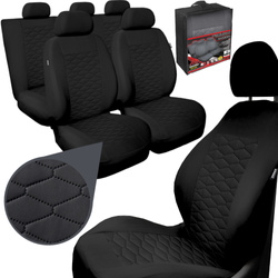 Huse pentru scaune auto Auto-Dekor Modern MP1 Piele Ecologica Negru