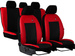 Set huse auto Road Pok-Ter din piele ecologica Negru/Rosu