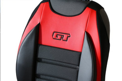 Saltea lombară husă pentru scaun auto Pok-Ter GT Ergonomic rosu