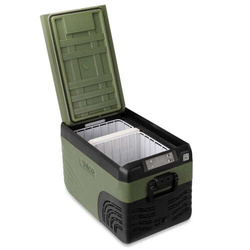 Frigider portabil de voiaj auto cu compresor Yolco KX30 GREEN 25L + căști wireless impermeabile