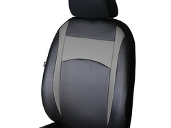 Huse pentru scaune auto Pok-Ter Design Leather Piele Gri