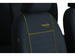 Huse pentru scaune auto Pok-Ter Trend Line din material culoare galben