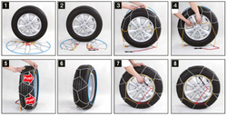 Lanturi de zapada AZILO KNS-80 9 mm TUV GS O-NORM