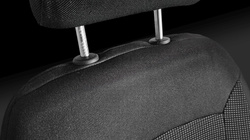 Set Huse Auto Universale din 9 Piese, Tapitate, Model Auto-Dekor Royal, Culoare Gri, Compatibile cu Scaune cu Airbag