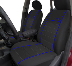Huse pentru scaune auto Pok-Ter Trend Line din material culoare albastru