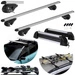 Set bare transversale portbagaj AZILO EMC Alu Basic 120, pe sine