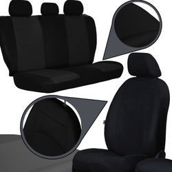 Set huse auto Pok-Ter Classic Plus 10 piese, Negru