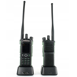 Radio portabil Baofeng DM-32E HTQ DMR negru + bandă de aviație