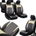 Huse pentru scaune auto Pok-Ter Design Leather Piele Bej