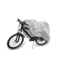 Husa pentru bicicleta impermeabila, gri, marimea XL, 175-190 cm