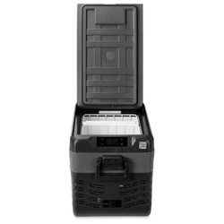 Frigider portabil de voiaj auto cu compresor Yolco KX30 Carbon 25L + căști wireless impermeabile
