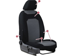 Huse pentru scaune auto Pok-Ter Caro negru