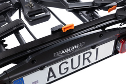 Aguri Active Bike PRO 3 Black suport biciclete pe carlig pentru transportul a 3 biciclete