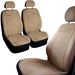 Huse pentru scaunele din fata 1+1 Auto-Dekor Prestige Alkantara Bej