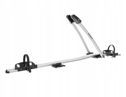 Suport biciclete Aguri Acuda 3 cu prindere pe bare transversale, Argintiu
