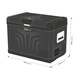 Frigider portabil de voiaj auto cu compresor Yolco GCX47 Black 47L 12V 24V 240V