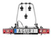 Aguri Cruiser Ultimate 3 Platforma de bagaje pentru 3 biciclete 13pini Argintiu