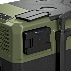 Frigider turistic cu compresor  USB bluetooth 5.0 Yolco BCX50 GREEN 47L 12V 24V 100-230V