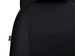 Huse pentru scaune auto Pok-Ter Drive din material, de culoare negru