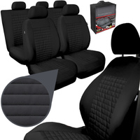 Huse pentru scaune auto Auto-Dekor Modern MC1 Piele Ecologica Negru