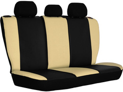 Set huse auto Road Pok-Ter din piele ecologica Negru/Bej