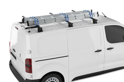 Set Bare Cruz Cargo Xpro Citroen Jumpy III i Spacetourer / P.eueot Expert III i Traveller / Toyota ProAce II ( 16- ) / O. Vivaro III i Zafira Life ( 19- ) Modele z 4 i 5 punktami montażowymi CRUZ Cargo Xpro 2022 SF3-14