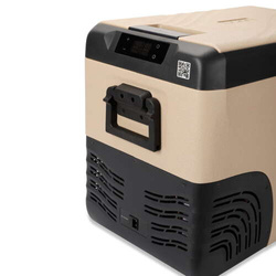 Frigider portabil de voiaj auto cu compresor Yolco KX40 Sand 34L
