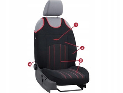 Huse pentru scaunele din față Pok-Ter Comfort Material Albastru
