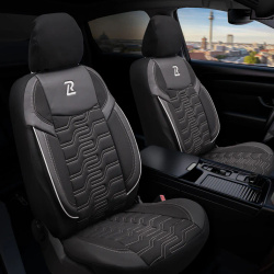 Huse auto Berlin din piele, ergonomice,  din față