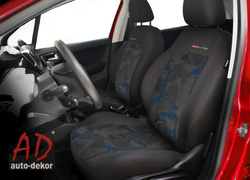 Huse universale pentru scaunele din față ale autoturismului 1+1 Auto-Dekor Albastru