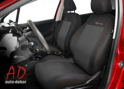 Huse pentru scaune auto Auto-Dekor Elegance din material textil Auto-Dekor Elegance Popiel 3 Gri