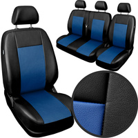Huse pentru scaune auto BUS Auto-Dekor Comfort 2+1 Albastru