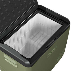 Frigider portabil de voiaj auto cu compresor Yolco NX50 Green 47L 12V 24V 240V