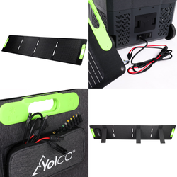 Lada frigorifica auto profesionala cu compresor Yolco TCX60 CARBON 63L + baterie modulara + panou solar 200W