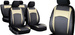 Huse pentru scaune auto Pok-Ter Design Leather Piele Bej