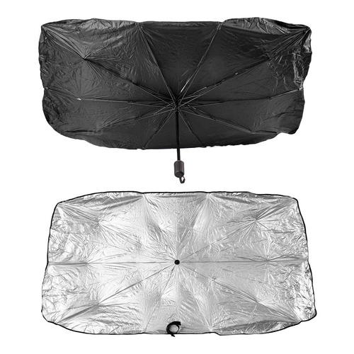 Parasolar geam lateral CarCommerce, 2x50cm, 2 bucati, Negru 