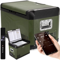 Frigider portabil de voiaj auto cu compresor Yolco GCX37 Green 37L