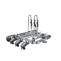 Platforma suport bicicleta Amos Tytan Plus 3 cu prindere pe carlig de remorcare, Otel