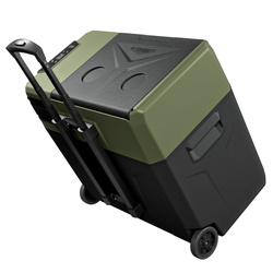 Frigider turistic cu compresor  USB bluetooth 5.0 Yolco BCX50 GREEN 47L 12V 24V 100-230V