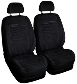 Huse pentru scaunele din fata 1+1 Auto-Dekor Prestige Alkantara Negru