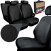 Huse pentru scaune auto Auto-Dekor Prestige Alcantara Negru