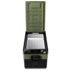 Frigider portabil de voiaj auto cu compresor Yolco KX30 GREEN 25L + căști wireless impermeabile
