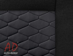 Huse pentru scaune auto Auto-Dekor Modern MP1 Piele Ecologica Negru