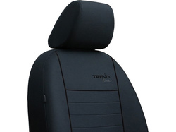 Huse pentru scaune auto Pok-Ter Trend Line din material culoare negru