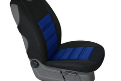 Husa matlasata pe scaunul din fata VIP ERGONOMIC MODELUL 7, culoare albastru